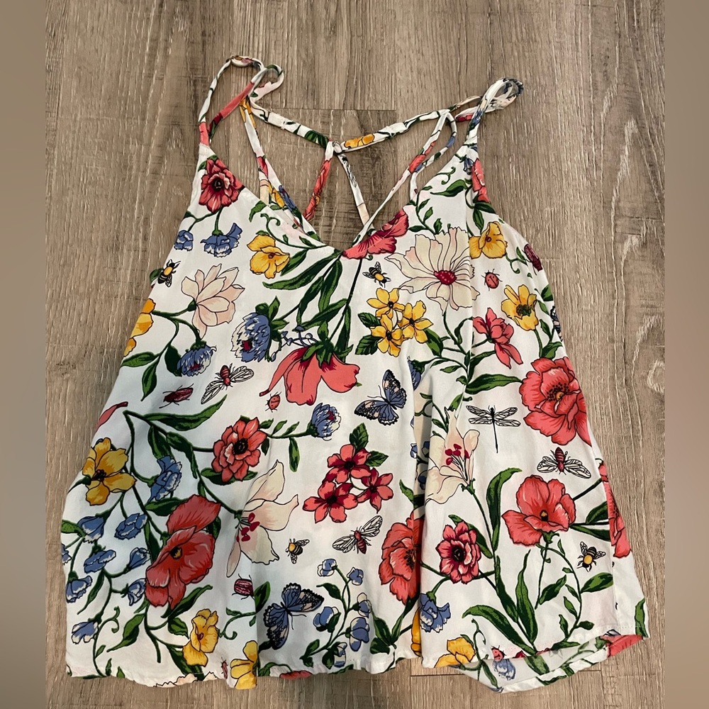 floral cami top
